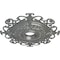 Ekena Millwork Orleans Ceiling Medallion (Fits Canopies up to 8 1/4"), 38 3/8"OD x 6 5/8"ID x 2 7/8"P, Silver CM38OLSLS - alternate 4